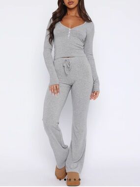 White Fox Grey Lounge Set